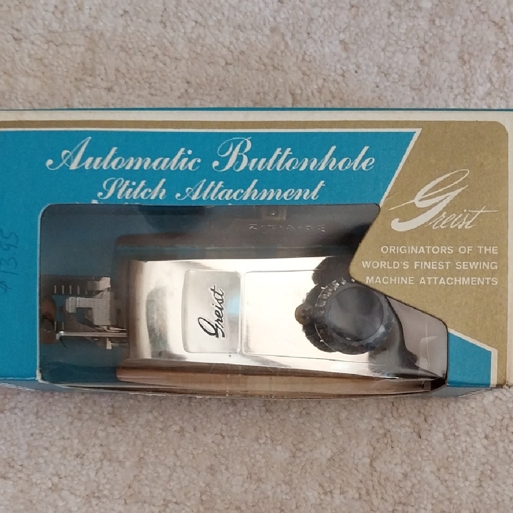 Silver Buttonhole Stitch Attachment